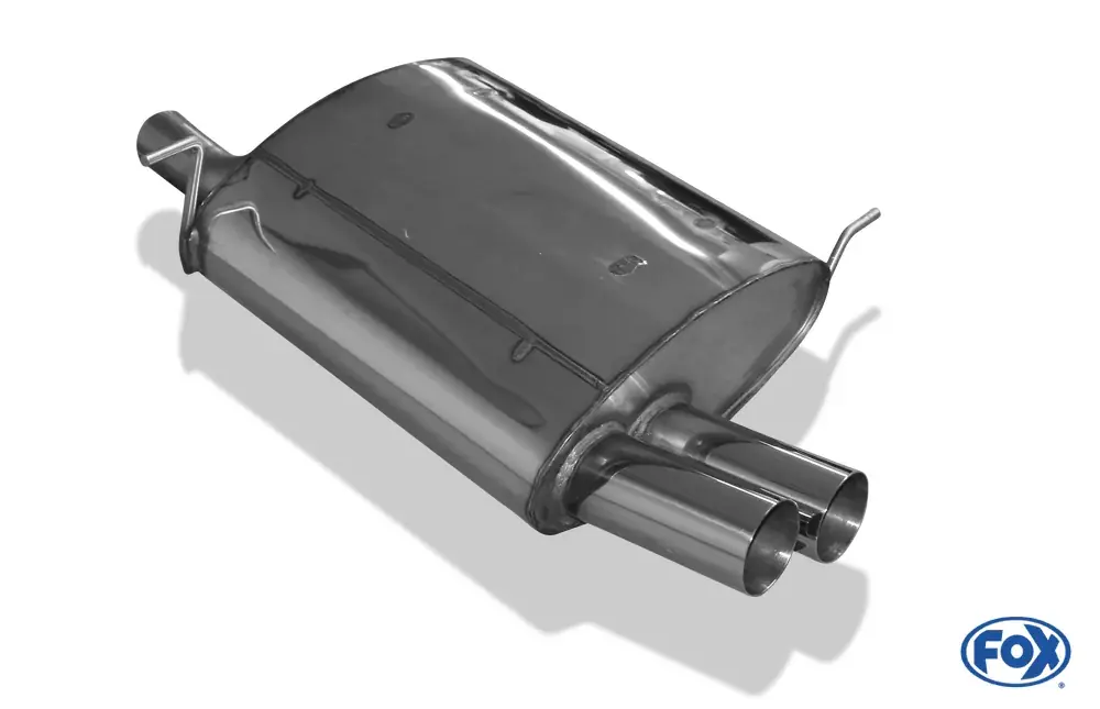 Markenware FOX Endschalldämpfer 2x70 Typ 10 passend für BMW Z3 E36