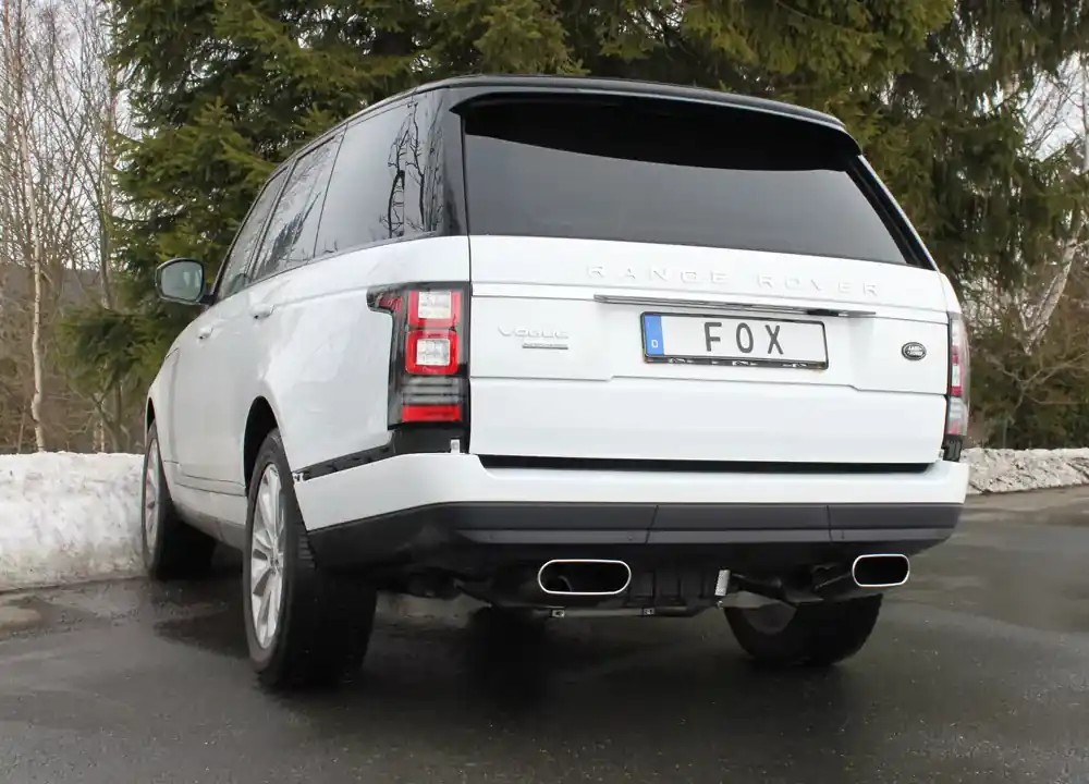 FOX Endschalldämpfer passend für Range Rover IV Benzin – 220x85 Typ 49 rechts/links Sonderangebot