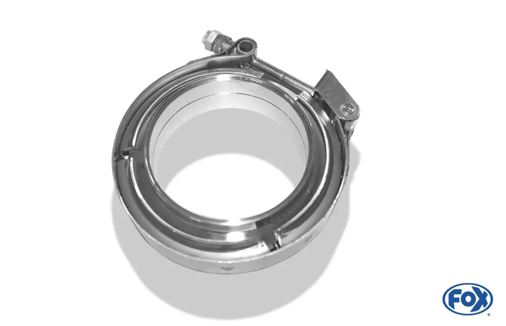Letzte Chance FOX V-Bandschelle Ø70mm Edelstahl Set
