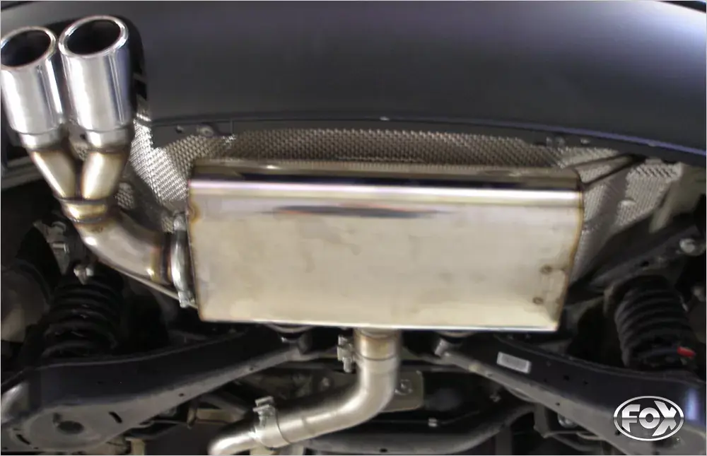 FOX Endschalldämpfer passend für VW Golf V TSI – 2x76mm Direktkauf