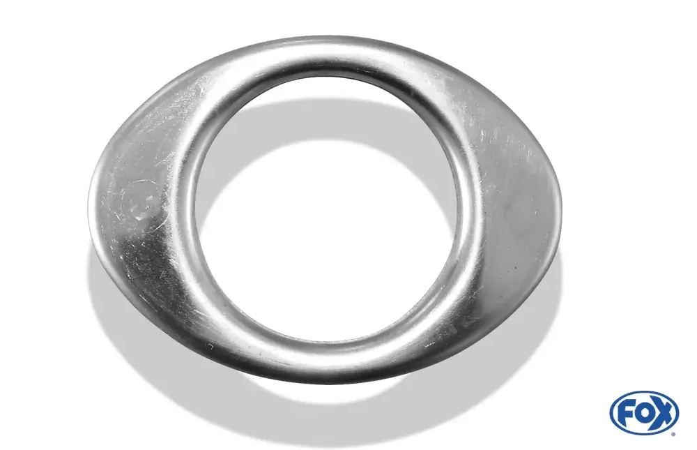 FOX Deckel aufgestellt für Endrohr oval 106x71mm - Loch 55mm, Blech 1,2mm Sofort Bestellen