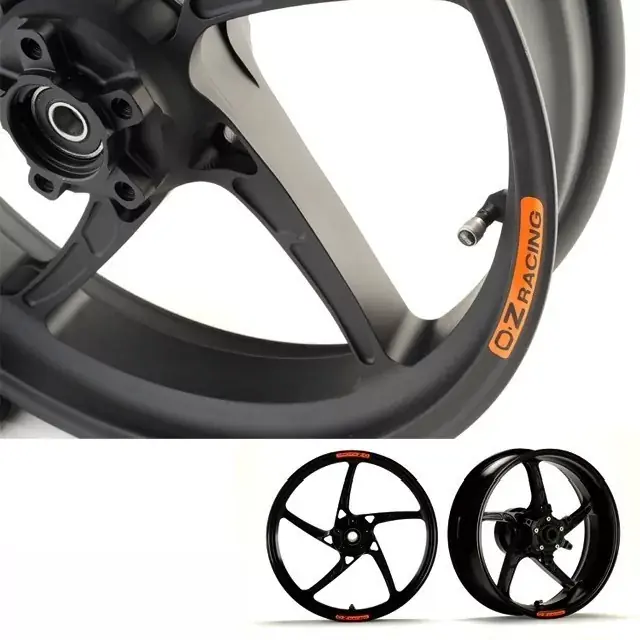 Saisonangebot OZ Piega Aluminium Felgensatz schwarz matt passend für Honda CBR1000RR Fireblade SC57 2004–2007