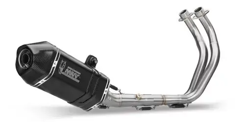 Finale Aktion MIVV Speed Edge Edelstahl Schwarz passend für Yamaha Tracer 700