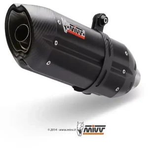 MIVV Suono Edelstahl Schwarz Endschalldämpfer passend für Honda CB 500 F (2016–2018) Wochenendangebot