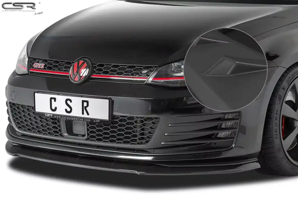 Cup-Spoilerlippe mit ABE passend für VW Golf 7 GTI / GTD CSL338-G Echt