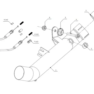 Günstig MIVV Kat-Ersatzrohr passend für Kawasaki ZX-10 R 2011-2015