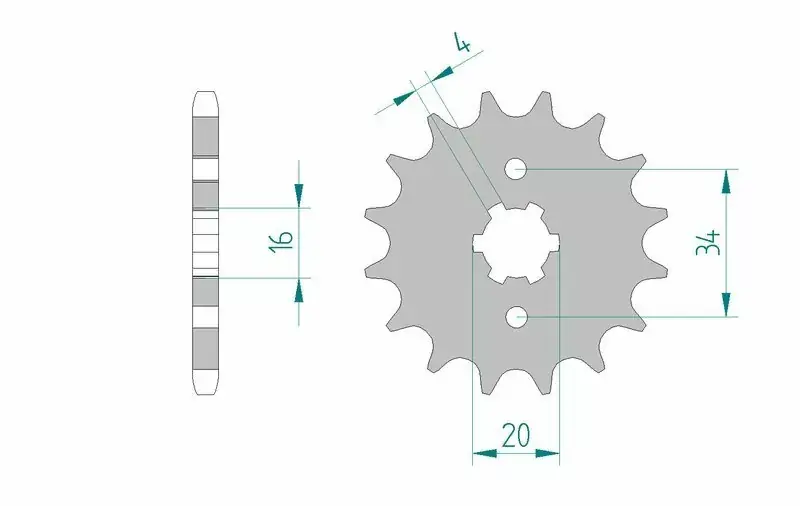 AFAM Stahlritzel vorne 21200 - 428 Begrenztes Angebot