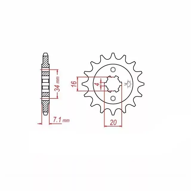 AFAM Standard Stahlritzel vorne 73203 - 520 Mega-Angebot