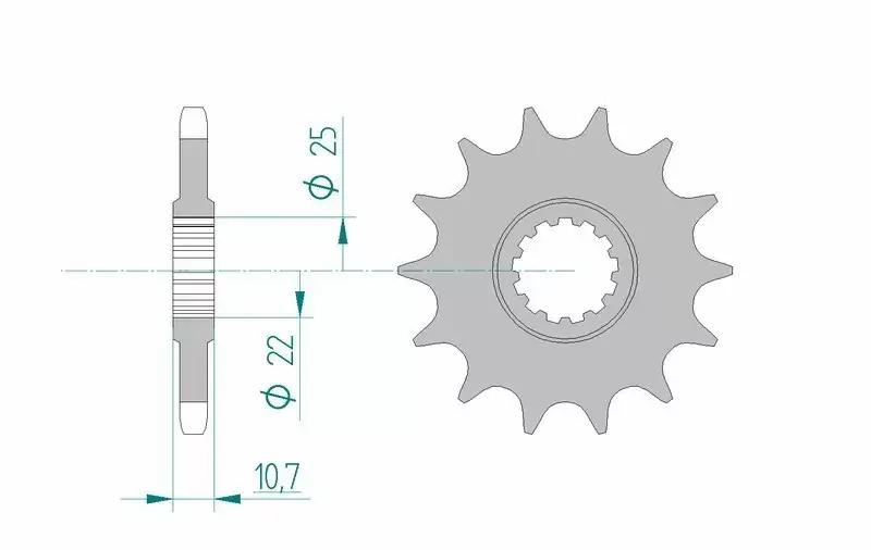 Must-Have AFAM Standard Stahlritzel vorne 21606 - 525