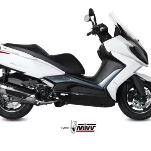 MIVV Urban Edelstahl Komplettanlage mit Katalysator passend für Kymco Downtown 350 (2015–2016) Top-Angebot