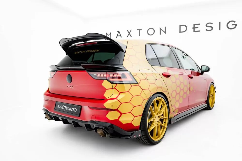 Spoiler CAP 3D passend für VW Golf R Mk8 Facelift Kracherpreis