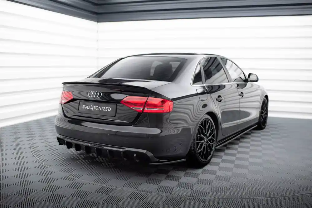 Heck Ansatz Flaps Diffusor V.2 passend für Audi A4 B8 Expressversand