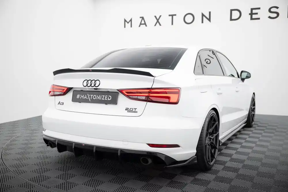 Angebot Heck Ansatz Flaps Diffusor V.2 passend für Audi A3 Limousine 8V Facelift