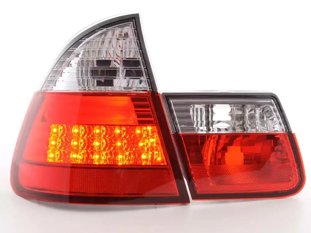 LED Rückleuchten Set passend für BMW 3er Touring E46 klar/rot Neu Im Sortiment