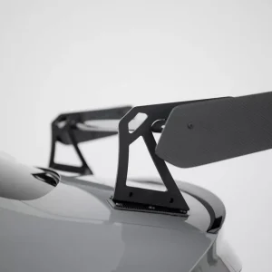 Begrenztes Angebot Carbon Spoiler mit oberer Schwanenhalterung passend für Audi A5 / A5 S-Line / S5 / RS5 Coupe F5 / F5 Facelift