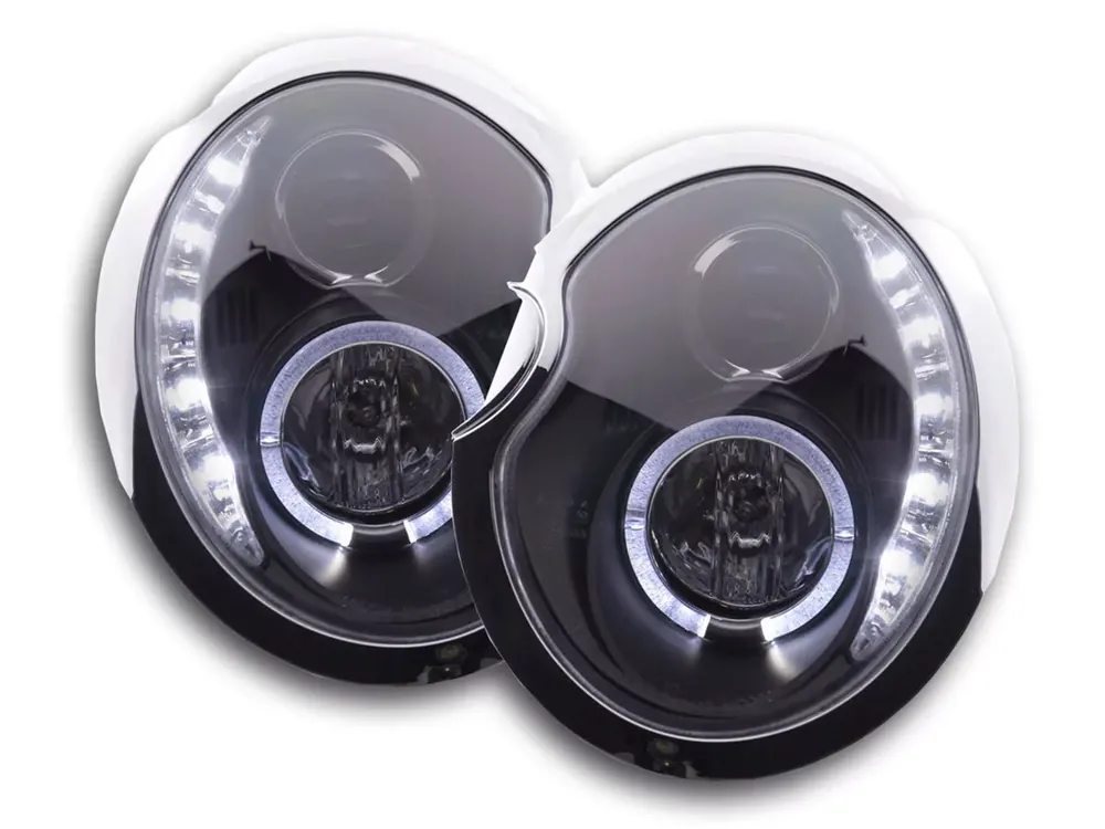 Jetzt Bestellen LED Daylight Scheinwerfer Set schwarz passend für Mini Cooper R50 01-06