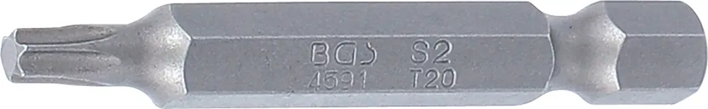 BGS Bit T20 Torx 50 mm Außensechskant 1/4 Zoll Neuheit