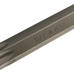 Bit T70 Länge 80 mm Außensechskant 14 mm T-Profil (für Torx) Expressversand