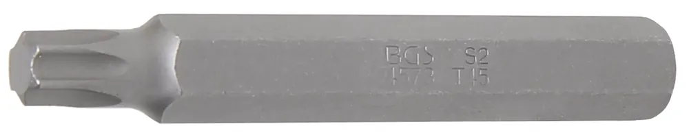 Sale Bit T45 Torx 75 mm mit Außensechskant 10 mm (3/8 Zoll)