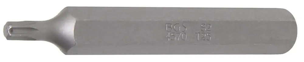 Bit T25 Länge 75 mm Außensechskant 10 mm (3/8 Zoll) T-Profil (für Torx) Neue Ware