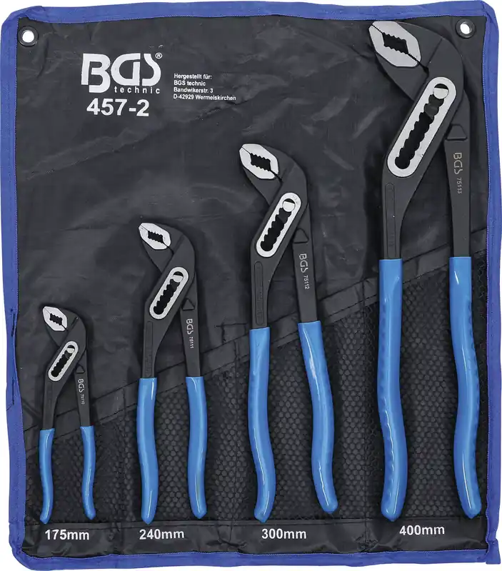 Neu BGS Wasserpumpenzangen-Satz 4-tlg.