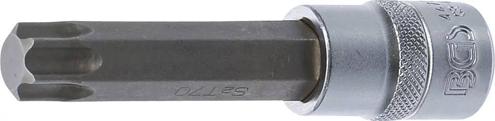 Geprüft Bit-Einsatz T70 Länge 100 mm Innenvierkant 1/2 Zoll