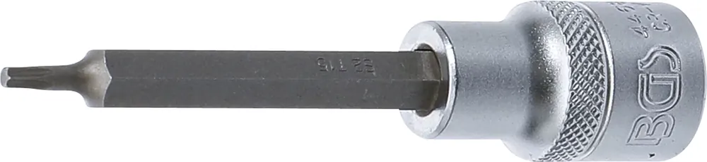 Bestseller Bit-Einsatz T15 100 mm Innenvierkant 1/2 Zoll für Torx