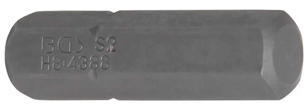 Preisreduziert BGS Bit 30 mm Außensechskant 8 mm Innensechskant 8 mm