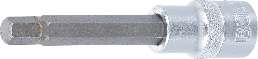 BGS Bit-Einsatz 9 mm Innensechskant, Länge 100 mm, Innenvierkant 12,5 mm (1/2 Zoll) Mega-Angebot