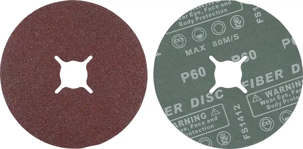 Aktuell Fiber-Schleifscheiben-Satz 10-tlg. Körnung 60 Aluminiumoxid