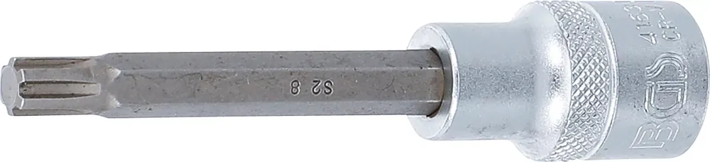 Markenware BGS Bit-Einsatz RIBE M8 100 mm 1/2 Zoll Innenvierkant