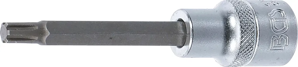 BGS Bit-Einsatz 100 mm Keil-Profil (RIBE) M7 1/2 Zoll Innenvierkant 12,5 mm Expressversand