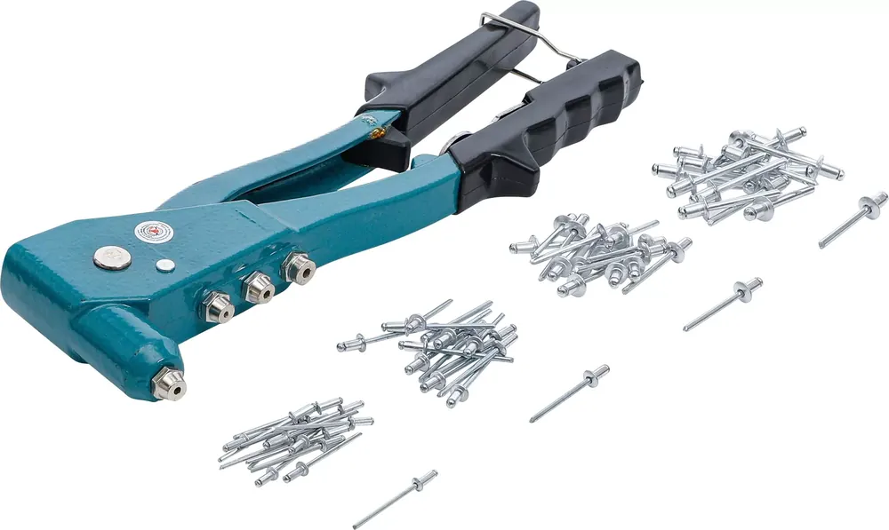 BGS Diy Nietzangen-Satz 250 mm mit 60 Nieten Preisreduziert