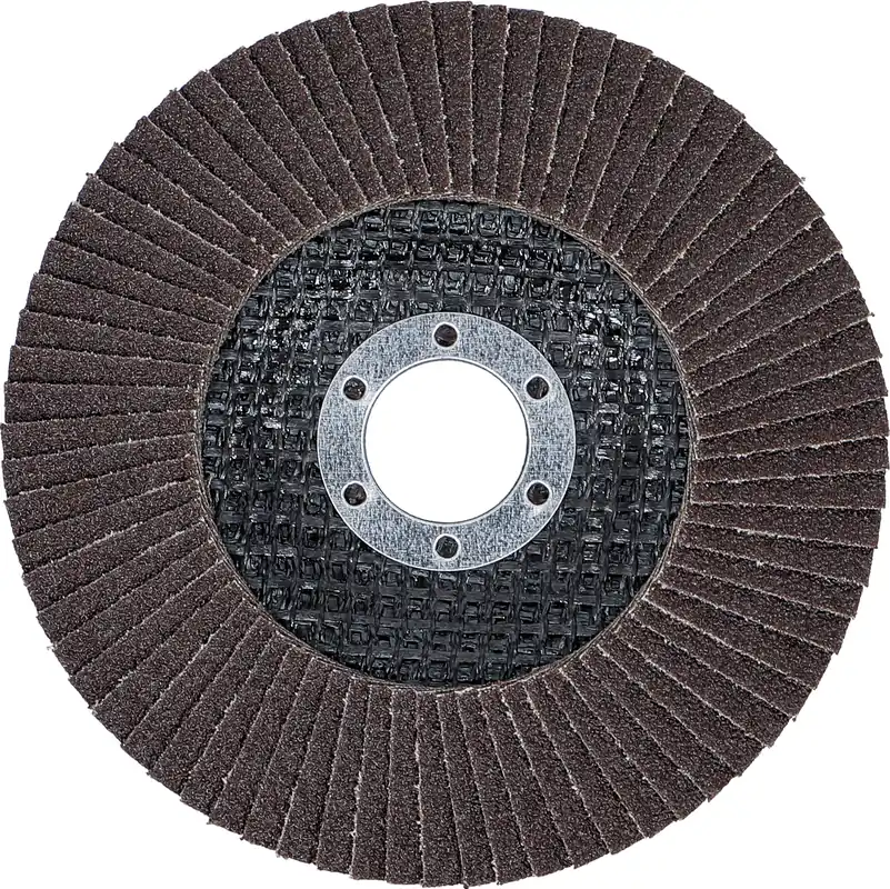 Fächer-Schleif-Scheibe Ø 125 mm K80 Aluminiumoxid Neuheit