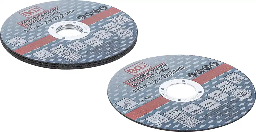 Jetzt Bestellen Trennscheiben für Edelstahl Ø 115 x 1,0 x 22,2 mm – 5-teilig
