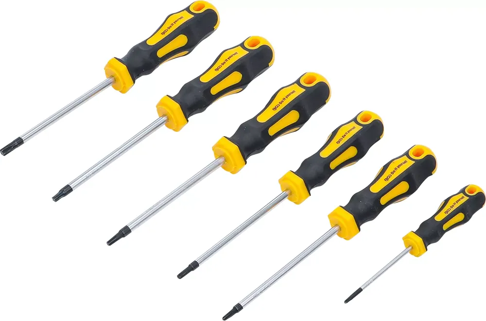 Aktuell Schraubendreher-Satz T-Profil (für Torx) T10 - T30 6-tlg.
