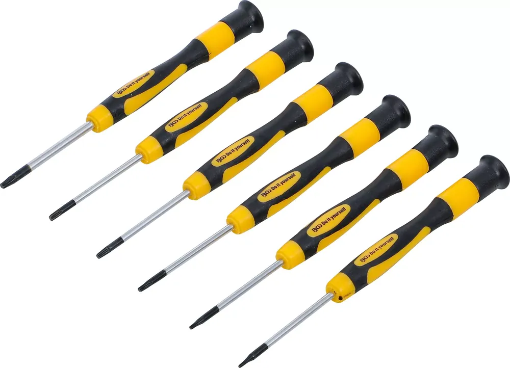 Präzisions-Schraubendreher-Satz T-Profil (für Torx) 6-tlg. Neu