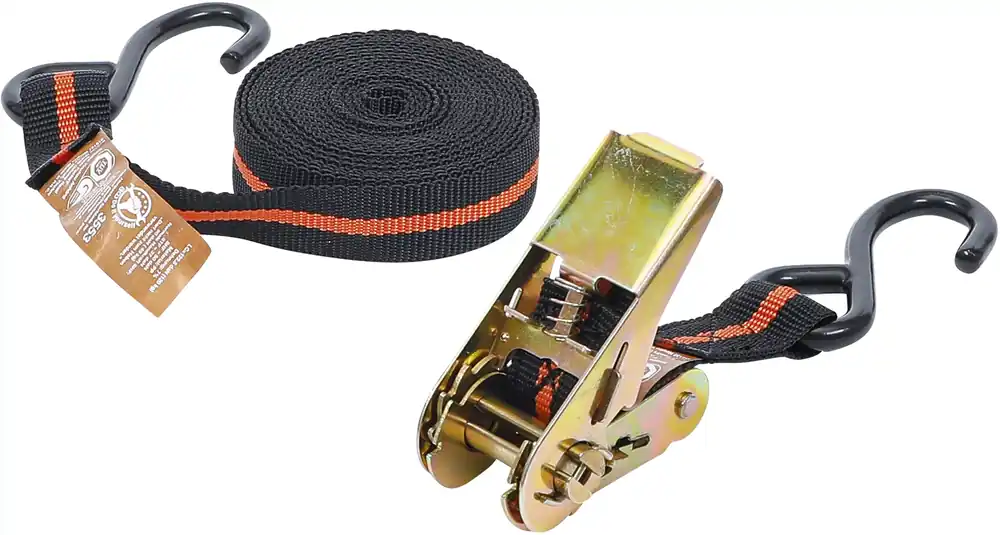 Knarren-Spannband 5 m x 24 mm mit 2 schweren Haken Knallerangebot