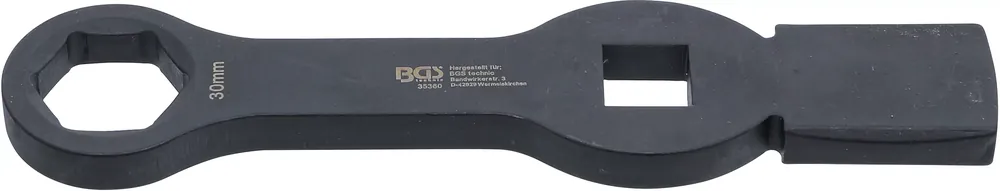 Markenprodukt BGS Schlag-Ringschlüssel SW 30 mm Sechskant