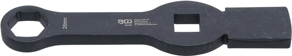 Top-Preis BGS Schlag-Ringschlüssel SW 26 mm Sechskant mit 2 Schlagflächen