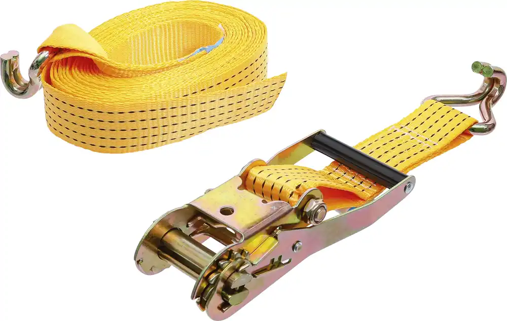 Knarren-Spannband 8 m x 50 mm mit Befestigungshaken Bestpreis