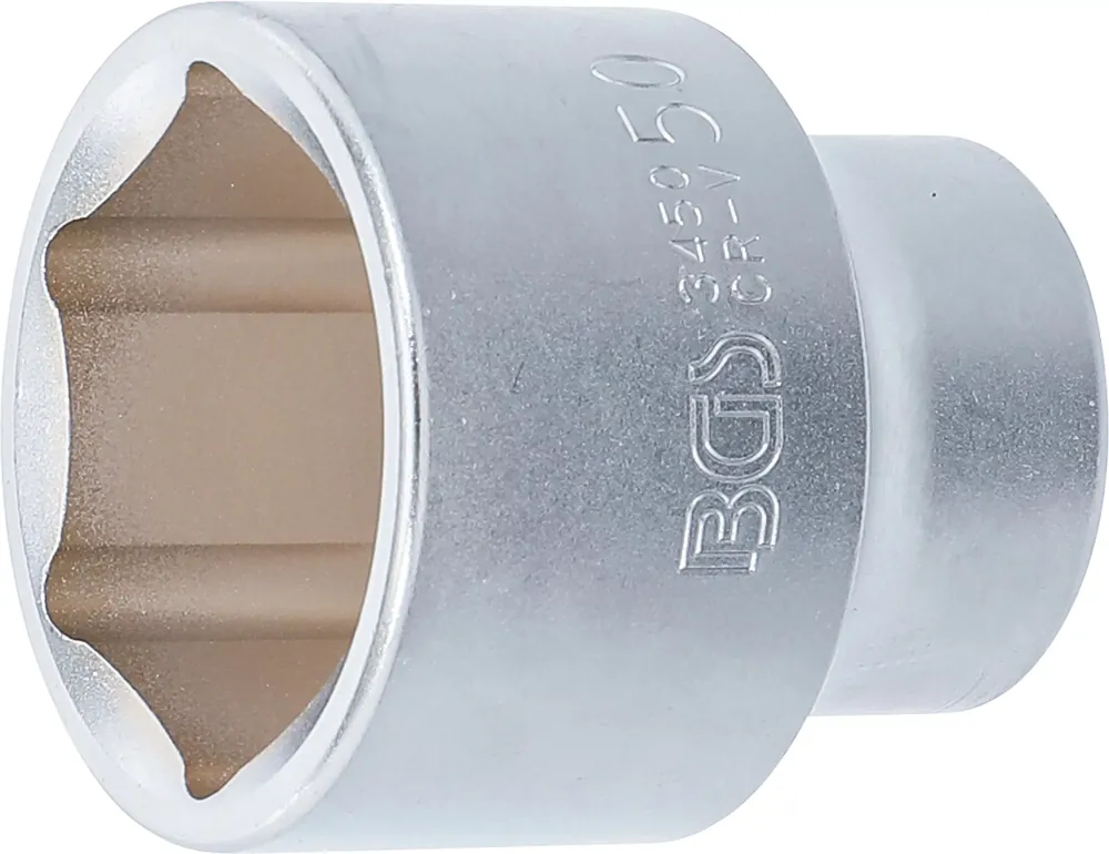 BGS Steckschlüssel-Einsatz Sechskant SW 50 mm 3/4 Zoll Innenvierkant Versand Am Gleichen Tag