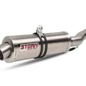 Zertifiziert Storm by MIVV OVAL Endschalldämpfer passend für Yamaha TDM 900 (2002–2014)