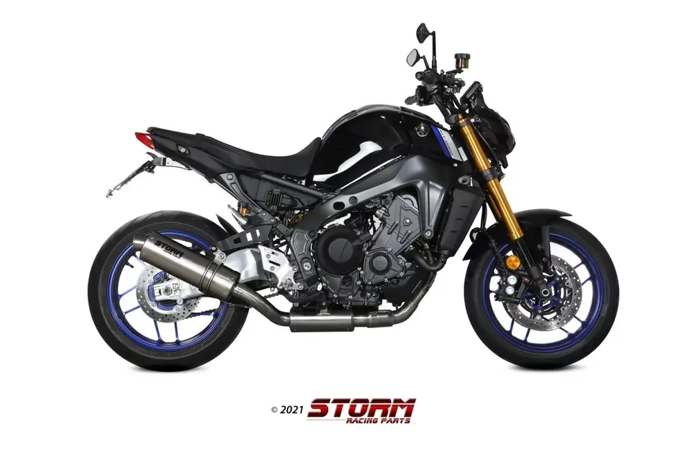 Expressversand Storm by MIVV OVAL Komplettanlage Edelstahl passend für Yamaha MT-09/FZ-09 21-23