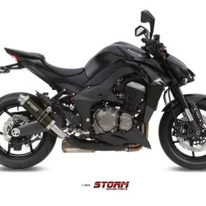 Beliebt Storm by MIVV GP Slip-On schwarz passend für Kawasaki Z 1000