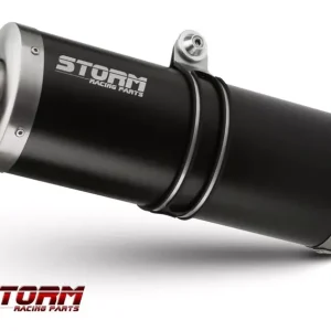 Highlight Storm by MIVV OVAL Endschalldämpfer Schwarz passend für Suzuki GSF 1200 Bandit (1996–2000)