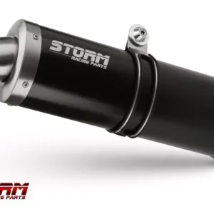 Kracherpreis Storm by MIVV OVAL Endschalldämpfer schwarz passend für Honda CBR 600 F 01-10