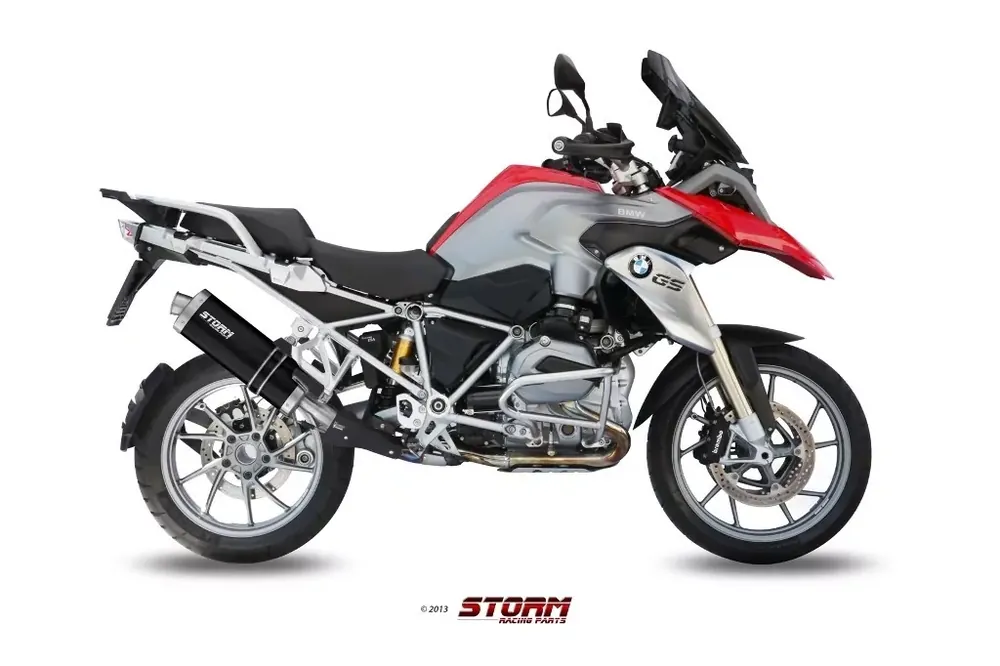 Storm by MIVV OVAL Endschalldämpfer passend für BMW R 1200 GS Markenprodukt
