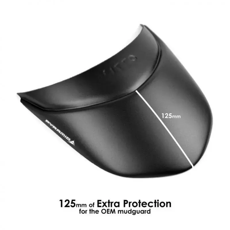 Pyramid Hinterradabdeckung Verlängerung Schwarz Matt passend für Aprilia RSV 4 / Tuono V4 ab 2021 Neu Im Sortiment
