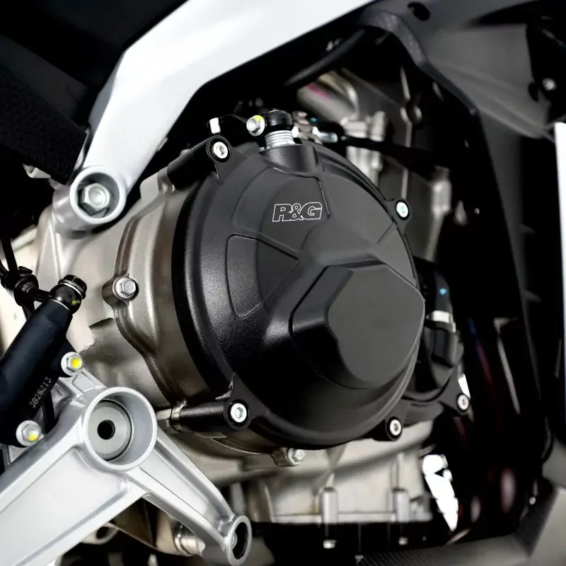 Bestpreis R&G FIM PRO Aluminium rechter Motordeckel Protektor passend für Aprilia RS 660 / Tuono 660